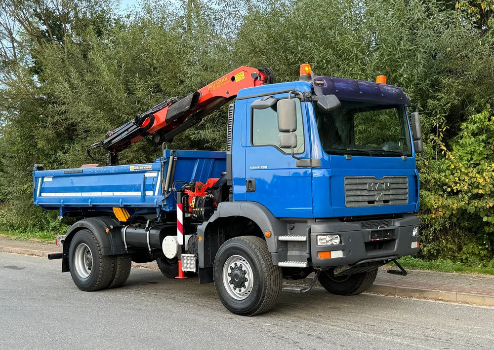 MAN * MAN 18 280 * Kiper Wywrotka * 4x4 * HDS Palfinger 120 STAN BARDZO DOBRY * Sprowadzony - מזהיר: תמונה 2 MAN * MAN 18 280 * Kiper Wywrotka * 4x4 * HDS Palfinger 120 STAN BARDZO DOBRY * Sprowadzony - מזהיר: תמונה 2