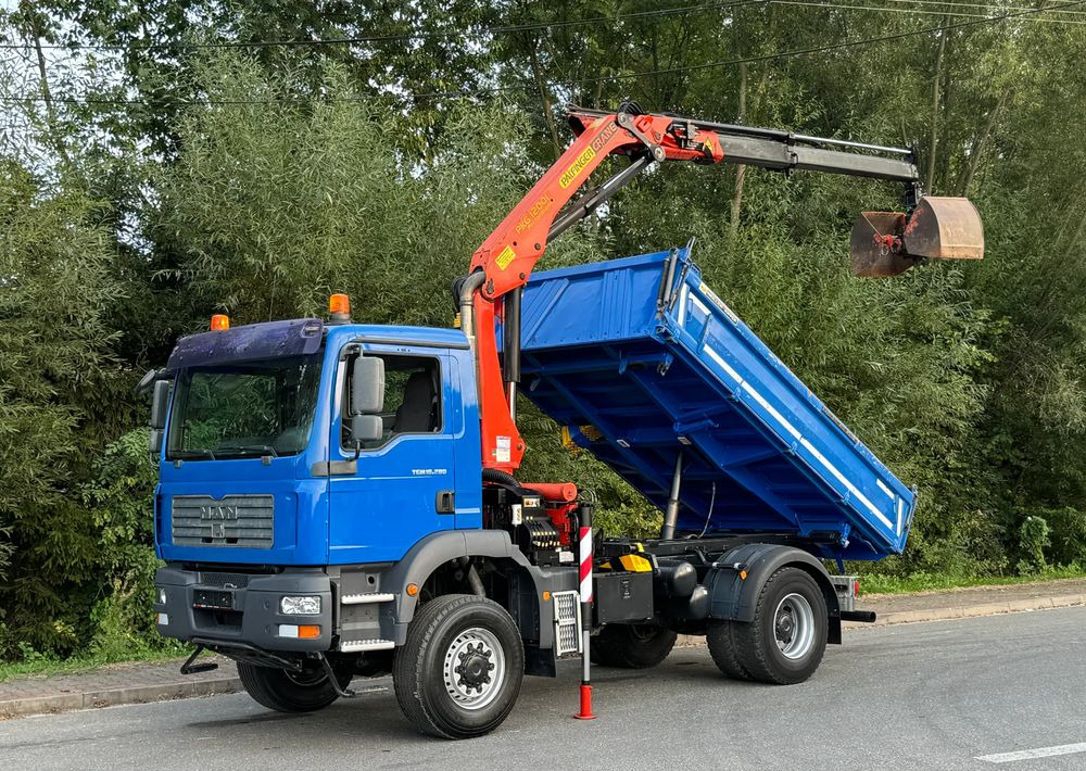MAN * MAN 18 280 * Kiper Wywrotka * 4x4 * HDS Palfinger 120 STAN BARDZO DOBRY * Sprowadzony - מזהיר: תמונה 1 MAN * MAN 18 280 * Kiper Wywrotka * 4x4 * HDS Palfinger 120 STAN BARDZO DOBRY * Sprowadzony - מזהיר: תמונה 1