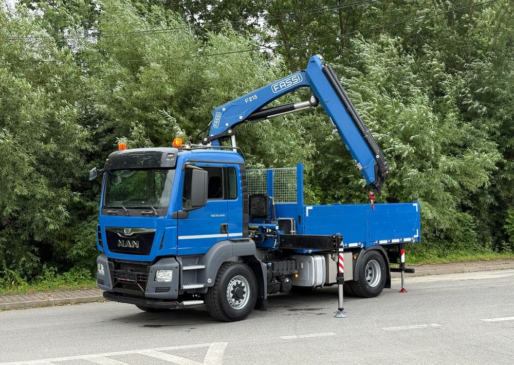 MAN * MAN 18.440 TGS * 4x4 * HDS Fassi F215 * Sprowadzony * 95 000 KM ! * Stan Jak Nowy - משאית צד נופל/ שטוחה, משאית מנוף: תמונה 1 MAN * MAN 18.440 TGS * 4x4 * HDS Fassi F215 * Sprowadzony * 95 000 KM ! * Stan Jak Nowy - משאית צד נופל/ שטוחה, משאית מנוף: תמונה 1
