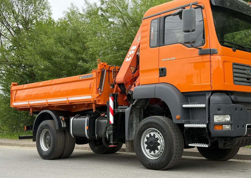 MAN * MAN 18 480 * KIPER WYWROTKA * 4x4 * HDS ATLAS 85* STAN BARDZO DOBRY * Sprowadzony - מזהיר: תמונה 5 MAN * MAN 18 480 * KIPER WYWROTKA * 4x4 * HDS ATLAS 85* STAN BARDZO DOBRY * Sprowadzony - מזהיר: תמונה 5