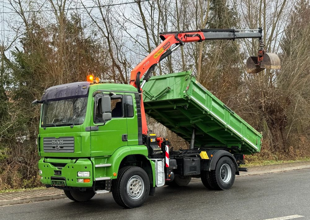 MAN * MAN TGA 18-360 * Kiper Wywrotka * 4x2 * Kran Palfinger PK 9501 Sprowadzony - מזהיר: תמונה 1 MAN * MAN TGA 18-360 * Kiper Wywrotka * 4x2 * Kran Palfinger PK 9501 Sprowadzony - מזהיר: תמונה 1