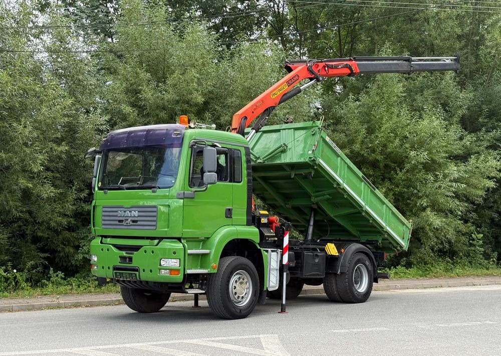 MAN * MAN TGA 18-360 * Kiper Wywrotka * 4x2 * Kran Palfinger PK 9501 Sprowadzony - מזהיר: תמונה 1 MAN * MAN TGA 18-360 * Kiper Wywrotka * 4x2 * Kran Palfinger PK 9501 Sprowadzony - מזהיר: תמונה 1