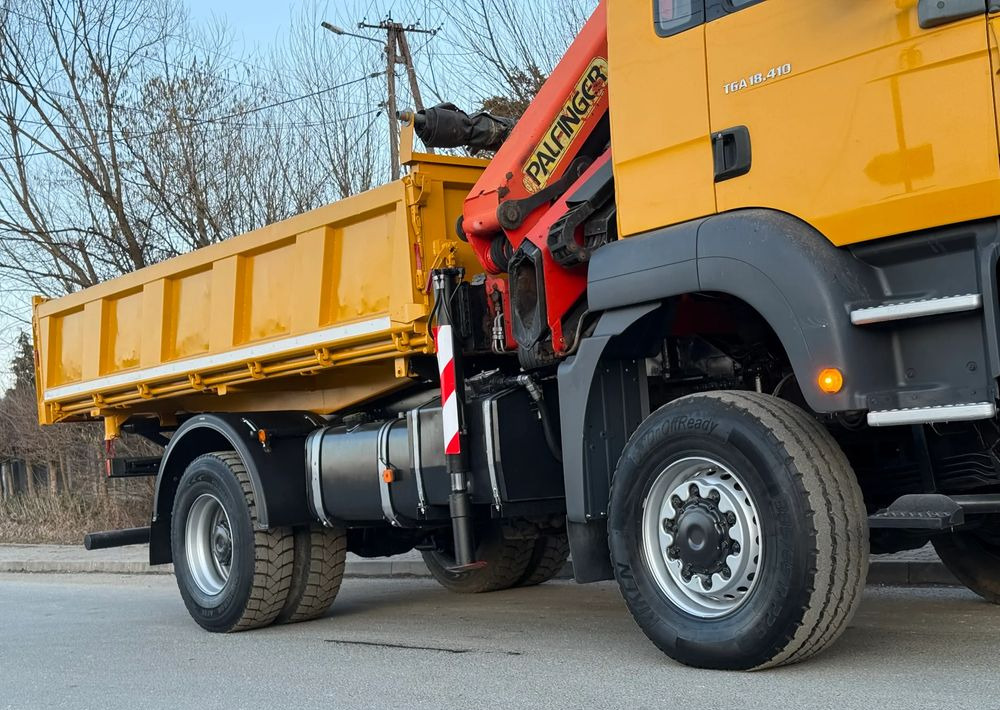 MAN * MAN TGA 18-410 * KIPER WYWROTKA * 4x4 * HDS Palfinger PK16500* Sprowadzony* Bardzo Dobry Stan * - מזהיר: תמונה 5 MAN * MAN TGA 18-410 * KIPER WYWROTKA * 4x4 * HDS Palfinger PK16500* Sprowadzony* Bardzo Dobry Stan * - מזהיר: תמונה 5