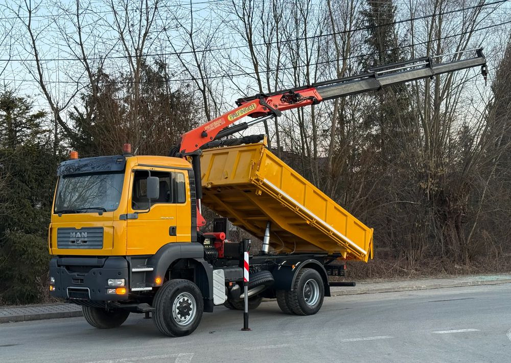 MAN * MAN TGA 18-410 * KIPER WYWROTKA * 4x4 * HDS Palfinger PK16500* Sprowadzony* Bardzo Dobry Stan * - מזהיר: תמונה 1 MAN * MAN TGA 18-410 * KIPER WYWROTKA * 4x4 * HDS Palfinger PK16500* Sprowadzony* Bardzo Dobry Stan * - מזהיר: תמונה 1