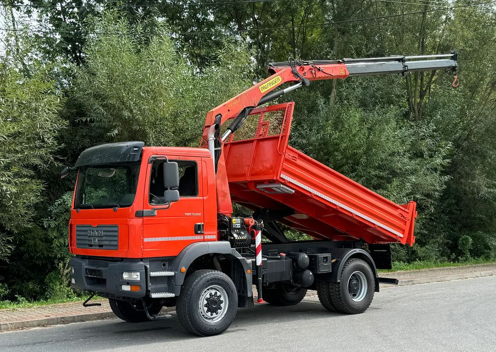 MAN TGM 18-280 MAN 4x4 HDS PALFINGER 105 KIPER WYWROTKA MEILLER BARDZO DOBRY STAN - מזהיר: תמונה 1 MAN TGM 18-280 MAN 4x4 HDS PALFINGER 105 KIPER WYWROTKA MEILLER BARDZO DOBRY STAN - מזהיר: תמונה 1
