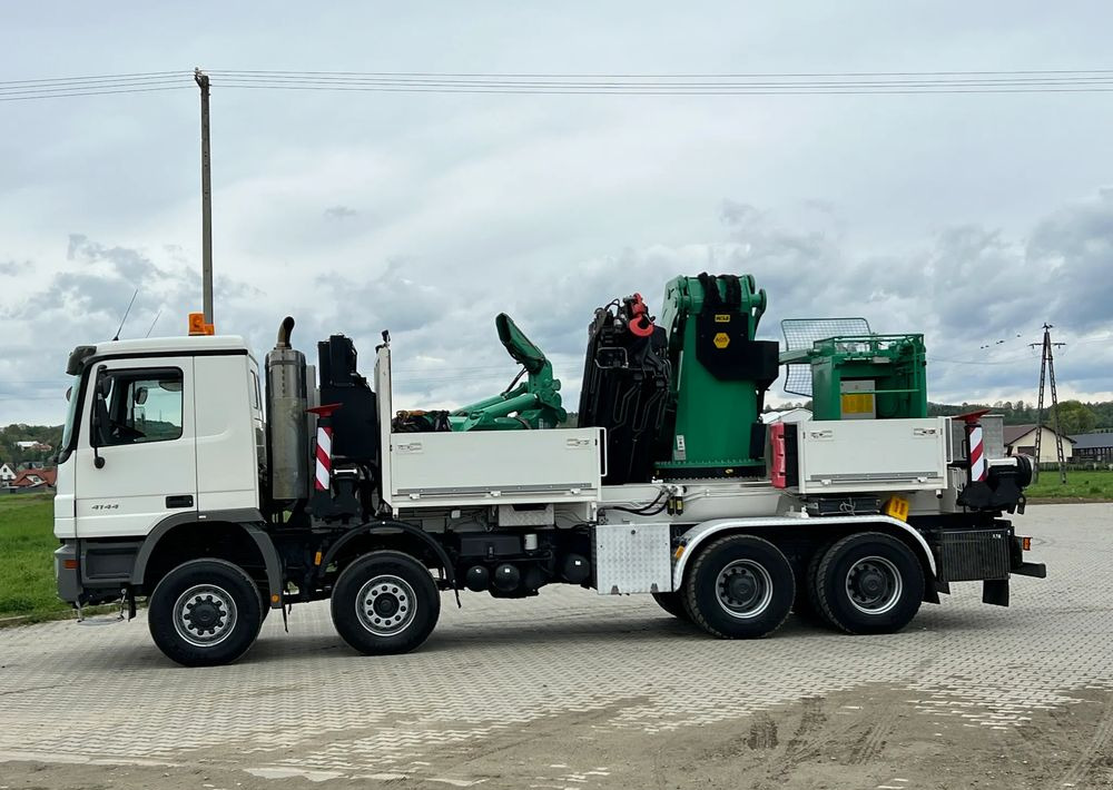 Mercedes-Benz * HDS Palfinger 150002 + FLY JIB PJ 170 * Mercedes Actros 8x6 * Dźwig * 40 TON * Wyciągarka * 35 Metrów * Kosz * - משאית מנוף: תמונה 3 Mercedes-Benz * HDS Palfinger 150002 + FLY JIB PJ 170 * Mercedes Actros 8x6 * Dźwig * 40 TON * Wyciągarka * 35 Metrów * Kosz * - משאית מנוף: תמונה 3