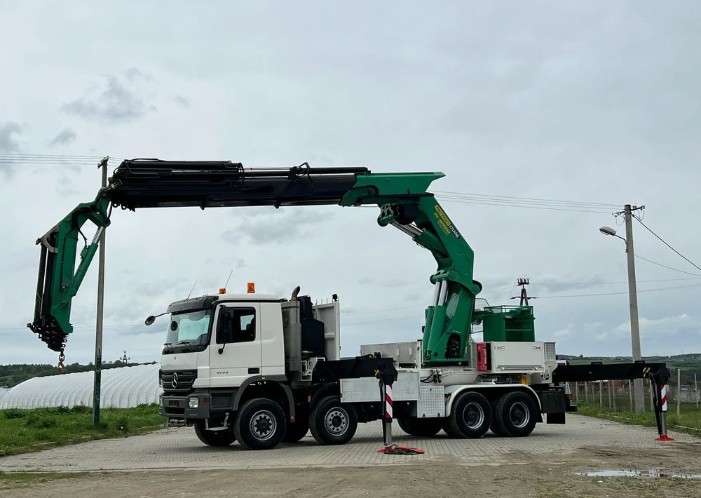 Mercedes-Benz * HDS Palfinger 150002 + FLY JIB PJ 170 * Mercedes Actros 8x6 * Dźwig * 40 TON * Wyciągarka * 35 Metrów * Kosz * - משאית מנוף: תמונה 1 Mercedes-Benz * HDS Palfinger 150002 + FLY JIB PJ 170 * Mercedes Actros 8x6 * Dźwig * 40 TON * Wyciągarka * 35 Metrów * Kosz * - משאית מנוף: תמונה 1
