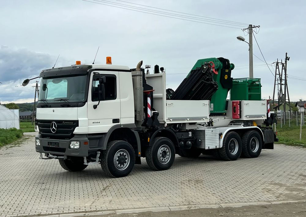 Mercedes-Benz * Mercedes 8x6 Actros 4144 * HDS Palfinger 150002 + FLY JIB PJ 170 * Dźwig * 40 TON * Wyciągarka * 35 Metrów * Kosz * - משאית מנוף: תמונה 2 Mercedes-Benz * Mercedes 8x6 Actros 4144 * HDS Palfinger 150002 + FLY JIB PJ 170 * Dźwig * 40 TON * Wyciągarka * 35 Metrów * Kosz * - משאית מנוף: תמונה 2