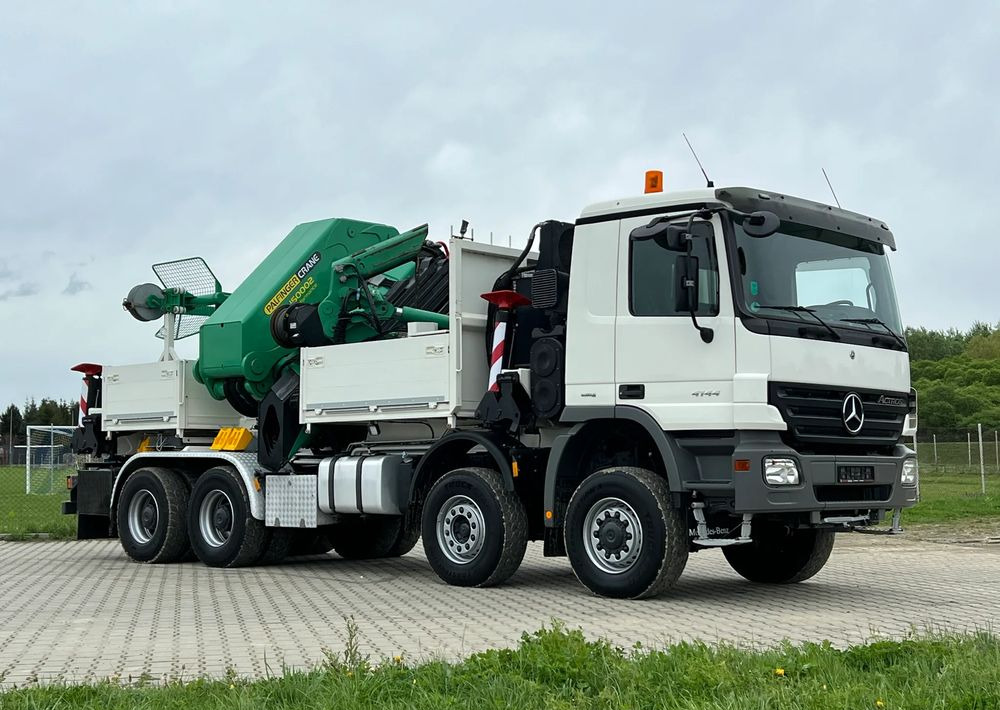 Mercedes-Benz * Mercedes 8x6 Actros 4144 * HDS Palfinger 150002 + FLY JIB PJ 170 * Dźwig * 40 TON * Wyciągarka * 35 Metrów * Kosz * - משאית מנוף: תמונה 1 Mercedes-Benz * Mercedes 8x6 Actros 4144 * HDS Palfinger 150002 + FLY JIB PJ 170 * Dźwig * 40 TON * Wyciągarka * 35 Metrów * Kosz * - משאית מנוף: תמונה 1