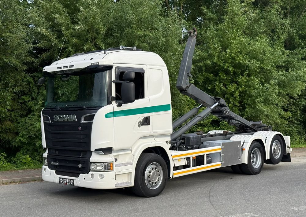 Scania * Hakowiec * Scania R520 V8 * Sprowadzona * Multilift * Bardzo Dobry Stan - משאית הרמת וו: תמונה 1 Scania * Hakowiec * Scania R520 V8 * Sprowadzona * Multilift * Bardzo Dobry Stan - משאית הרמת וו: תמונה 1