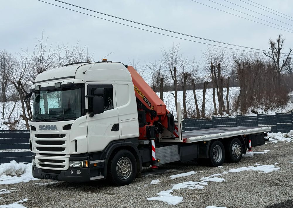 Scania * SCANIA G400 * HDS Palfinger Kran PK 42500 * 3 Osie * Sprowadzona * Bardzo Dobry Stan * - משאית צד נופל/ שטוחה, משאית מנוף: תמונה 2 Scania * SCANIA G400 * HDS Palfinger Kran PK 42500 * 3 Osie * Sprowadzona * Bardzo Dobry Stan * - משאית צד נופל/ שטוחה, משאית מנוף: תמונה 2