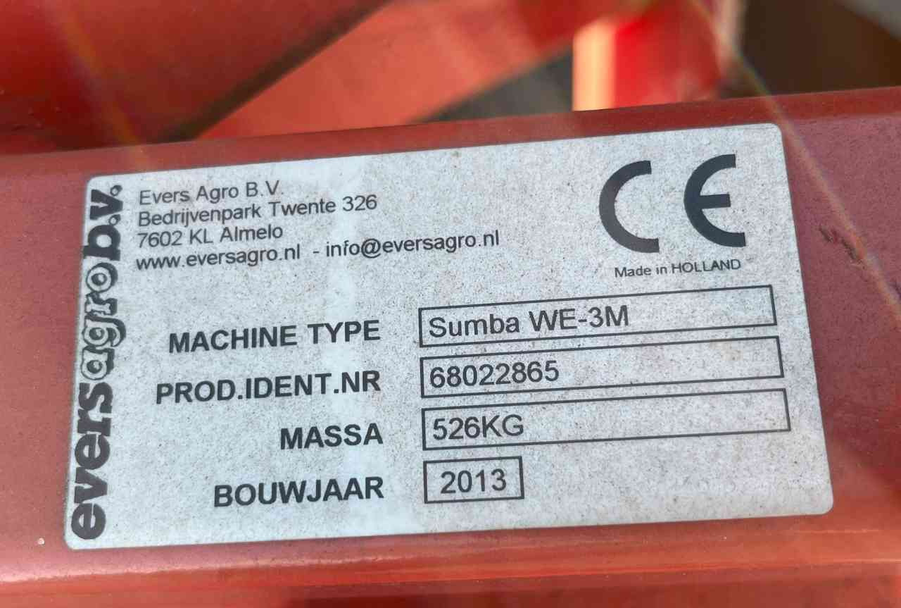 Evers Sumba WE-3M woeler, woelpoot, vaste tand, diepwoeler, grondbewerking - מכונות אחרות: תמונה 5 Evers Sumba WE-3M woeler, woelpoot, vaste tand, diepwoeler, grondbewerking - מכונות אחרות: תמונה 5