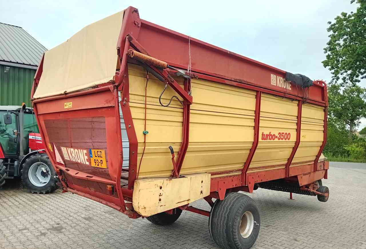 Krone Turbo 3500 enkelas - עגלת טעינה עצמית: תמונה 4 Krone Turbo 3500 enkelas - עגלת טעינה עצמית: תמונה 4