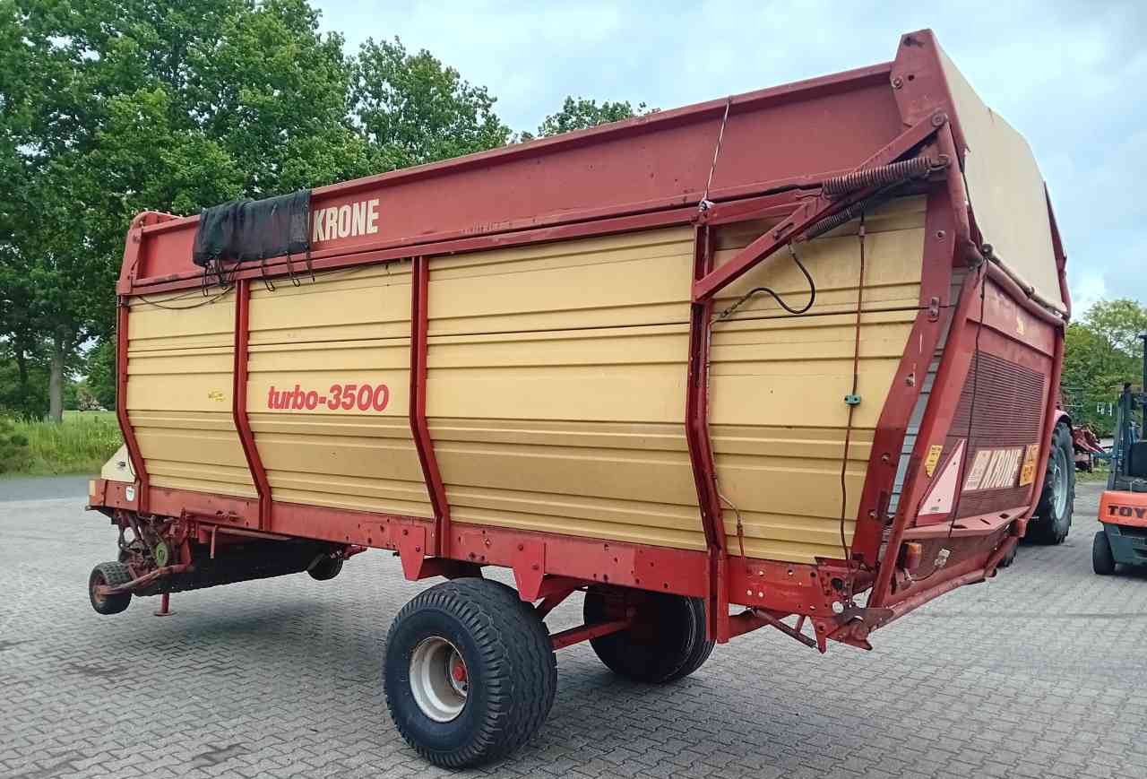 Krone Turbo 3500 enkelas - עגלת טעינה עצמית: תמונה 3 Krone Turbo 3500 enkelas - עגלת טעינה עצמית: תמונה 3