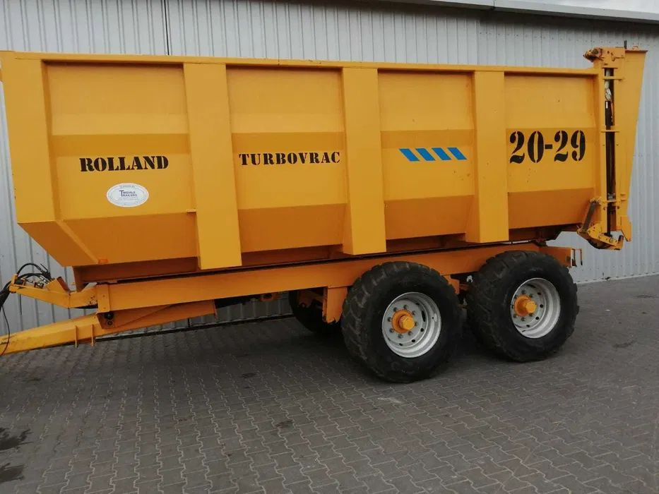 Przyczepa skorupowa 16 ton ROLLAND 20-29 TURBOVRAC - קרון נגרר חקלאי: תמונה 1 Przyczepa skorupowa 16 ton ROLLAND 20-29 TURBOVRAC - קרון נגרר חקלאי: תמונה 1