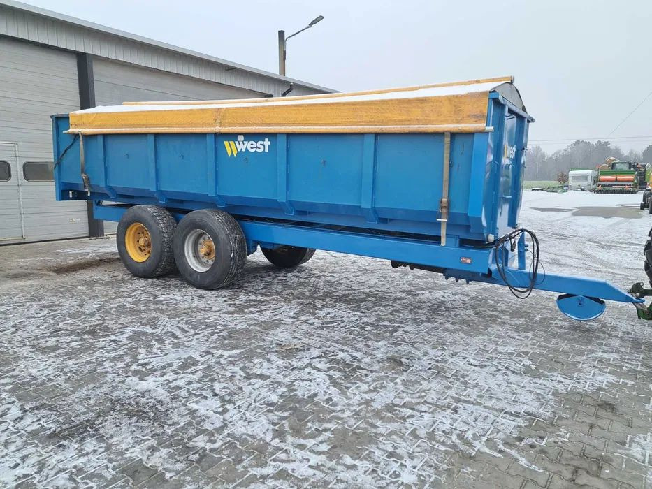 Przyczepa skorupowa WEST 14 ton - קרון נגרר חקלאי: תמונה 4 Przyczepa skorupowa WEST 14 ton - קרון נגרר חקלאי: תמונה 4