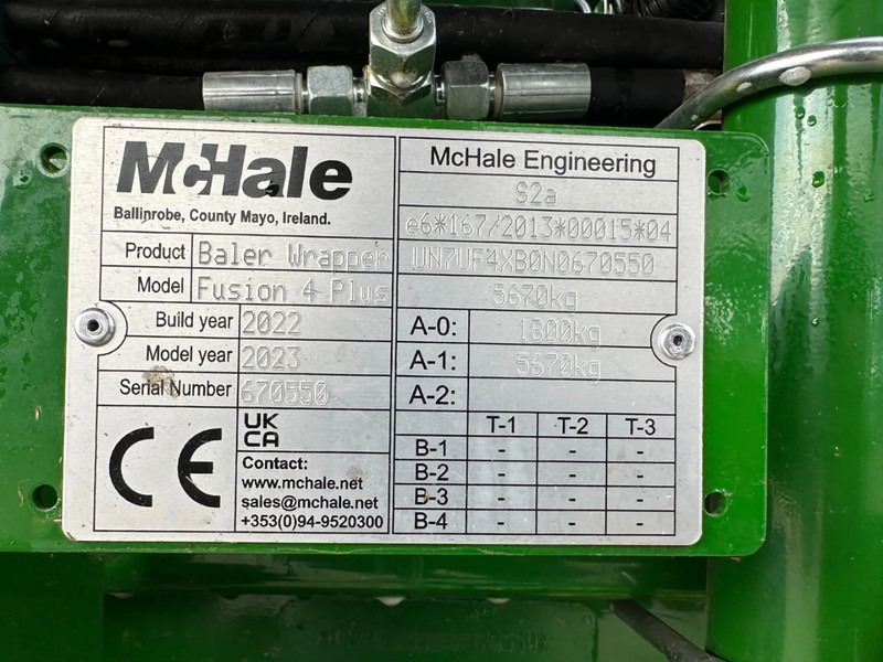 מכונת צרור עגולה McHale Fusion 4 Plus: תמונה 16