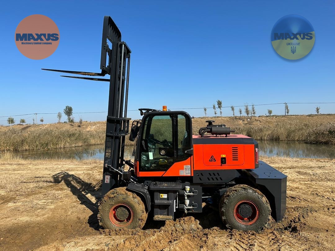 Maxus 23.04 in stock in Poland/ Wózek terenowy 4x4 / 4x4 terrain forklift / позашляховий 4x4 вилковий навантажувач / Geländestapler 4x4 Diesel - מלגזת שטח קשה: תמונה 1 Maxus 23.04 in stock in Poland/ Wózek terenowy 4x4 / 4x4 terrain forklift / позашляховий 4x4 вилковий навантажувач / Geländestapler 4x4 Diesel - מלגזת שטח קשה: תמונה 1