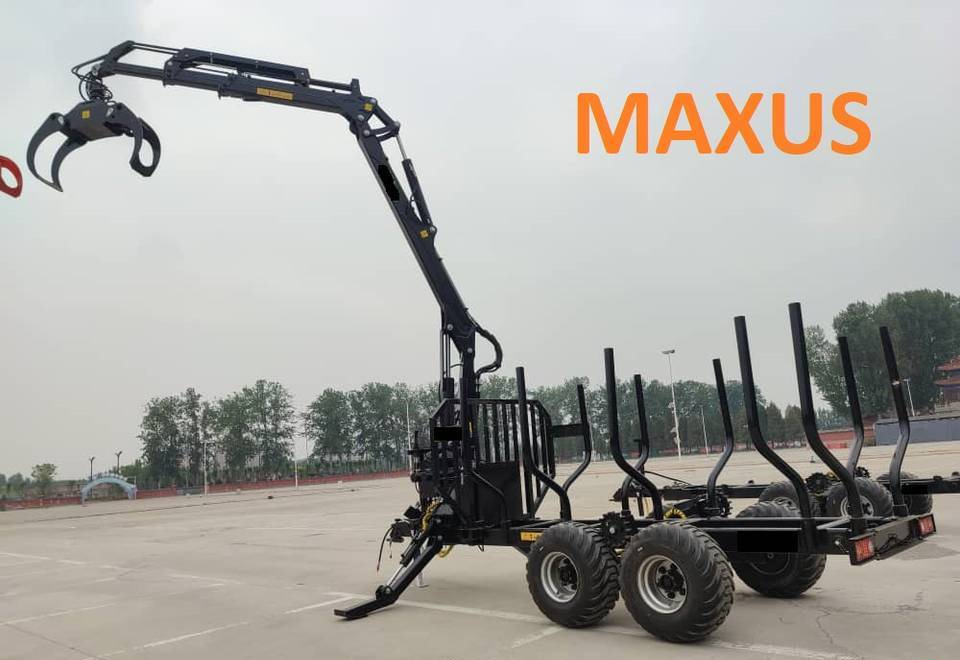 NEW MAXUS 12T Forest Trailer 2T Crane Warranty | НОВА Лісова причепа 12Т з Краном 2Т MAXUS Гарантія - קרון נגרר ליערות: תמונה 1 NEW MAXUS 12T Forest Trailer 2T Crane Warranty | НОВА Лісова причепа 12Т з Краном 2Т MAXUS Гарантія - קרון נגרר ליערות: תמונה 1