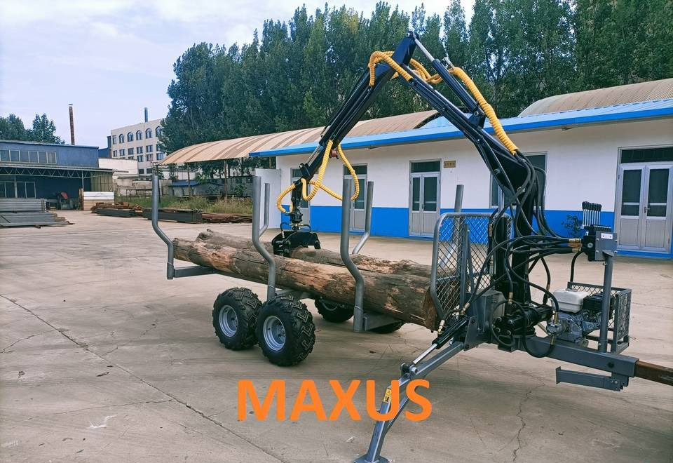 NEW MAXUS 3T Forest Trailer 3.8m Crane Warranty | НОВА лісова прицепа 3Т Кран 3,8м MAXUS Гарантія - קרון נגרר ליערות: תמונה 1 NEW MAXUS 3T Forest Trailer 3.8m Crane Warranty | НОВА лісова прицепа 3Т Кран 3,8м MAXUS Гарантія - קרון נגרר ליערות: תמונה 1