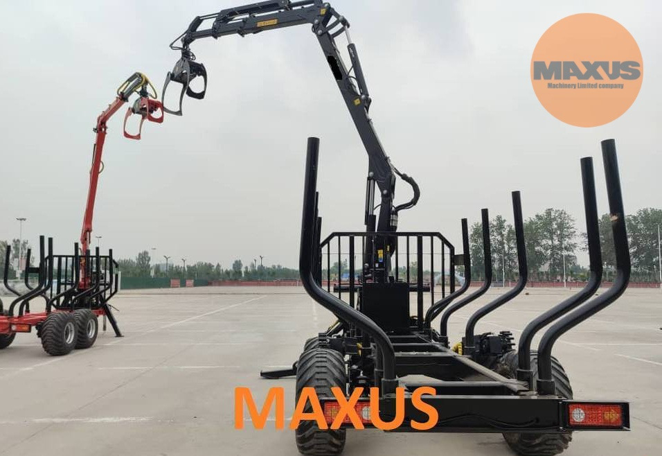 Remorca forestieră MAXUS 1400 + Macara 780 - קרון נגרר ליערות: תמונה 3 Remorca forestieră MAXUS 1400 + Macara 780 - קרון נגרר ליערות: תמונה 3