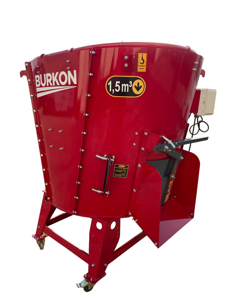 Burkon 1.5m3 Sabit (380V) Dikey Yem Karma Makinesi ( BK-F150 ) - עגלת מערבל מספוא: תמונה 1 Burkon 1.5m3 Sabit (380V) Dikey Yem Karma Makinesi ( BK-F150 ) - עגלת מערבל מספוא: תמונה 1