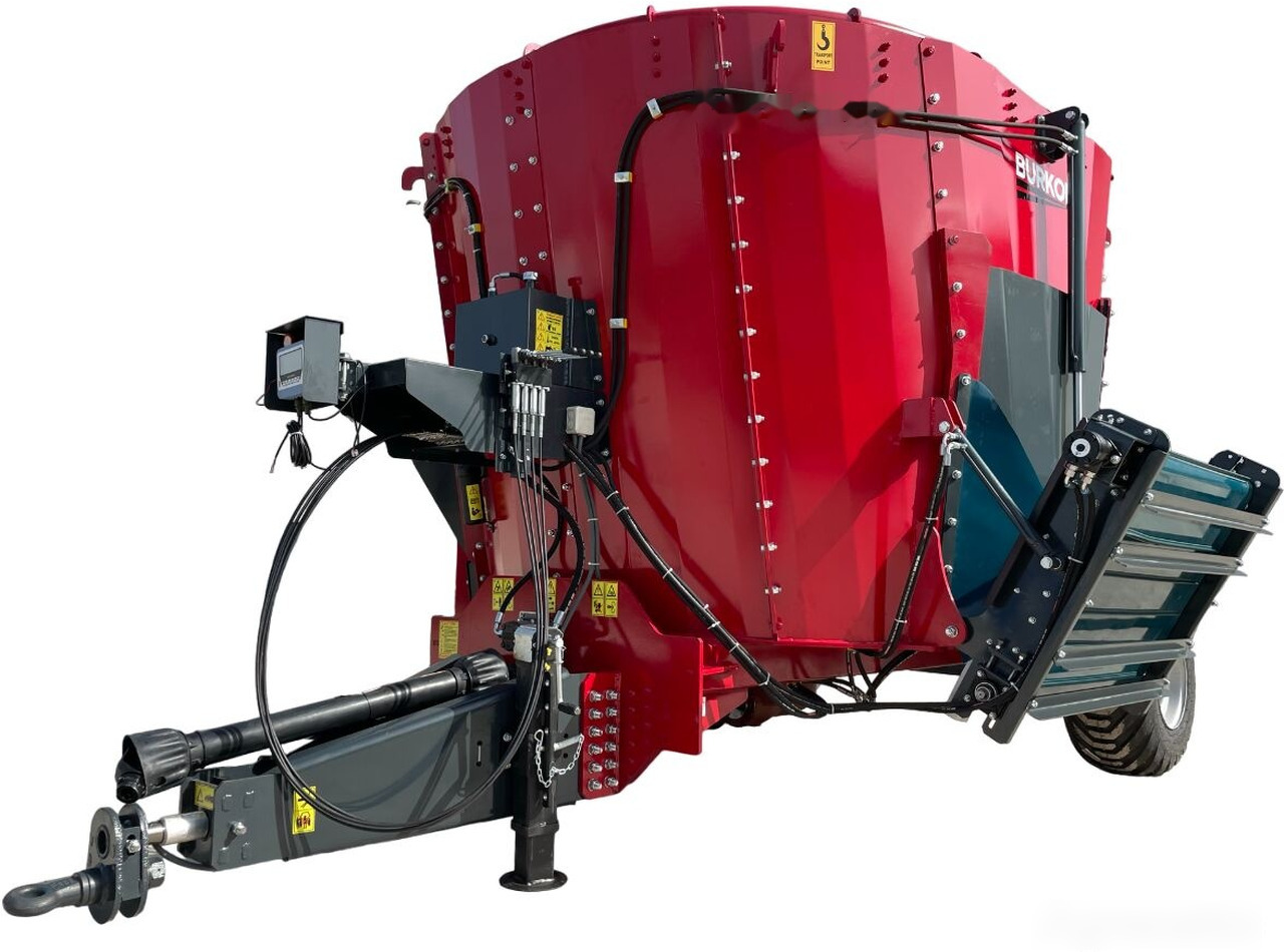 Burkon 10m3 Çekilir Dikey Yem Karma Makinesi ( BK-F1000 ) - עגלת מערבל מספוא: תמונה 1 Burkon 10m3 Çekilir Dikey Yem Karma Makinesi ( BK-F1000 ) - עגלת מערבל מספוא: תמונה 1