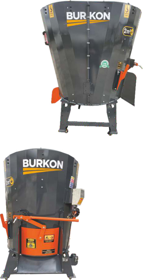 Burkon 2m3 Sabit Elektrikli Manuel kapak (380V) Dikey Yem Karma Makinesi - עגלת מערבל מספוא: תמונה 3 Burkon 2m3 Sabit Elektrikli Manuel kapak (380V) Dikey Yem Karma Makinesi - עגלת מערבל מספוא: תמונה 3