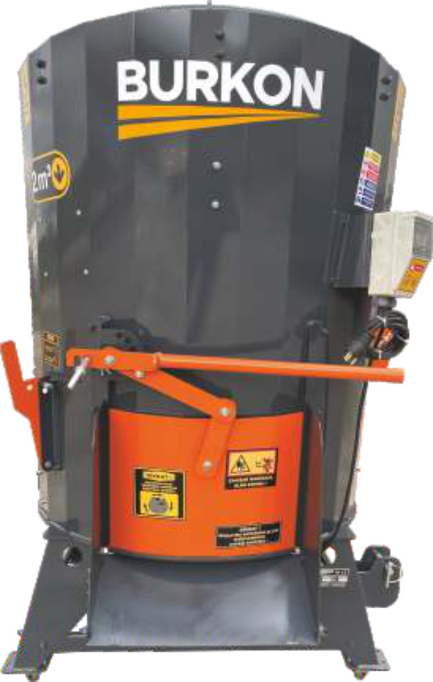 Burkon 2m3 Sabit Elektrikli Manuel kapak (380V) Dikey Yem Karma Makinesi - עגלת מערבל מספוא: תמונה 1 Burkon 2m3 Sabit Elektrikli Manuel kapak (380V) Dikey Yem Karma Makinesi - עגלת מערבל מספוא: תמונה 1