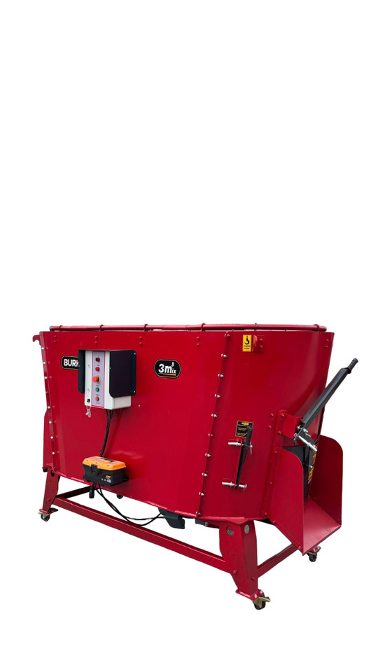 Burkon 3m3 Sabit Elektrikli (380V) Çift Helezon Dikey Yem Karma - עגלת מערבל מספוא: תמונה 1 Burkon 3m3 Sabit Elektrikli (380V) Çift Helezon Dikey Yem Karma - עגלת מערבל מספוא: תמונה 1