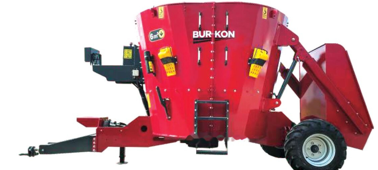 Burkon 6m3 Çekilir (380V) Dikey Yem Karma Makinesi ( BK-F600 ) - עגלת מערבל מספוא: תמונה 2 Burkon 6m3 Çekilir (380V) Dikey Yem Karma Makinesi ( BK-F600 ) - עגלת מערבל מספוא: תמונה 2