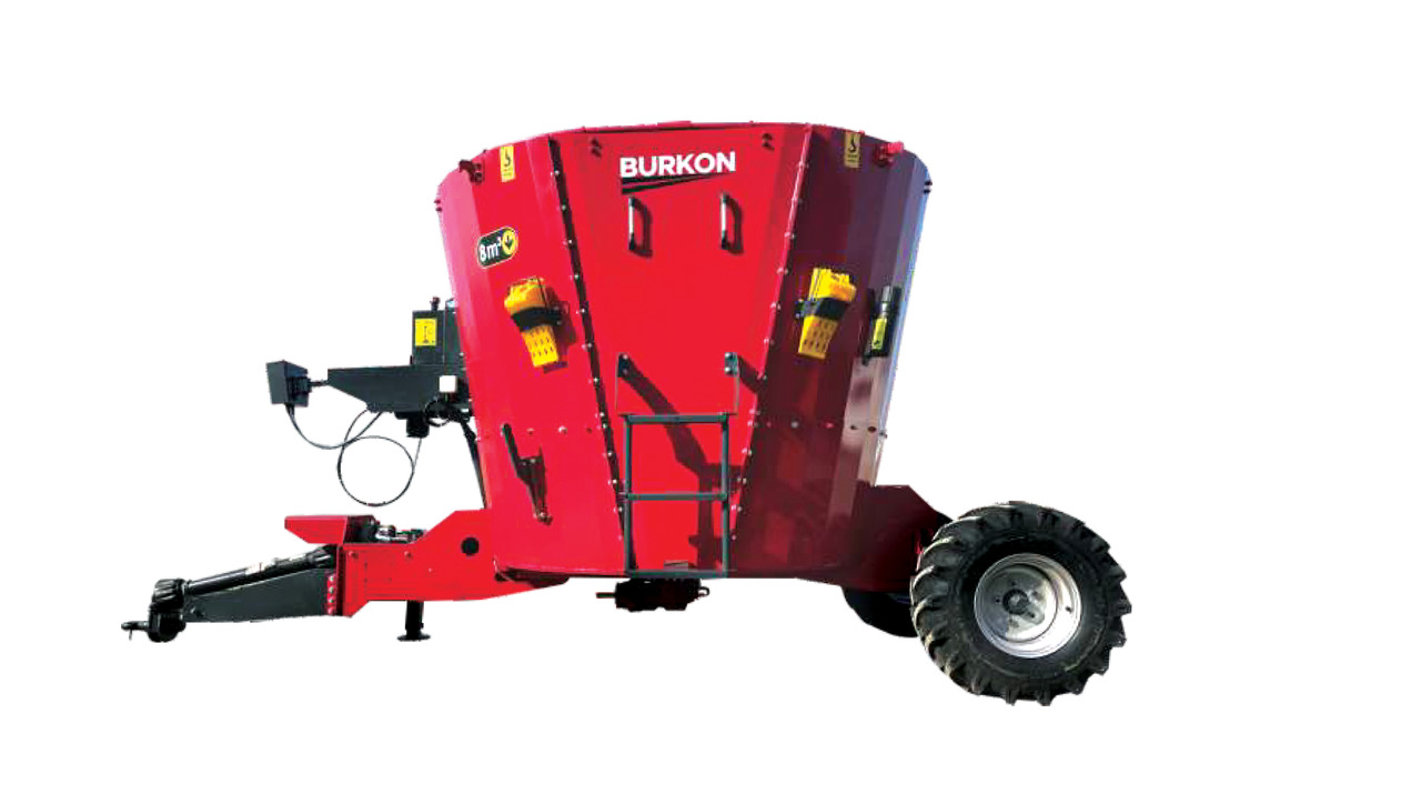 Burkon 8m3 Çekilir (380V) Dikey Yem Karma Makinesi ( BK-F800 ) - עגלת מערבל מספוא: תמונה 2 Burkon 8m3 Çekilir (380V) Dikey Yem Karma Makinesi ( BK-F800 ) - עגלת מערבל מספוא: תמונה 2