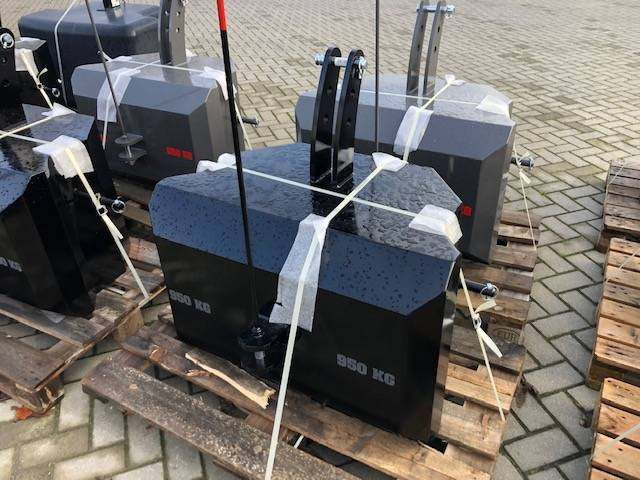 חָדָשׁ משקל נגד עבור מכונה חקלאית Bemu 950 KG Stalen gewicht: תמונה 8