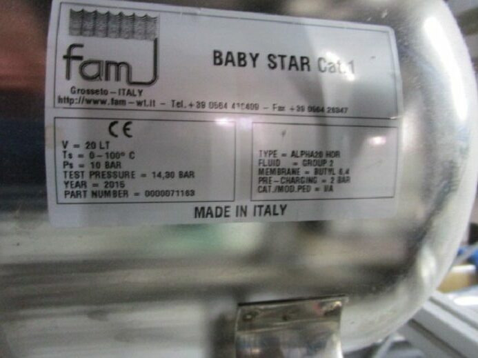 KOMPRESSOR BABY STAR Cat.1 MIT OSMOSEVORRICHTUNG & TANK - מכונת הדפסה: תמונה 5 KOMPRESSOR BABY STAR Cat.1 MIT OSMOSEVORRICHTUNG & TANK - מכונת הדפסה: תמונה 5