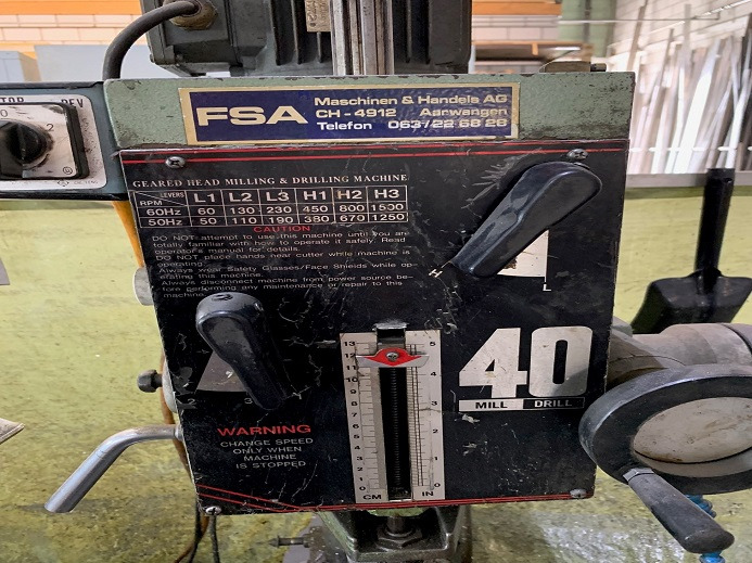 STÄNDERBOHRMASCHINE RF-40HC - מכונת הדפסה: תמונה 3 STÄNDERBOHRMASCHINE RF-40HC - מכונת הדפסה: תמונה 3