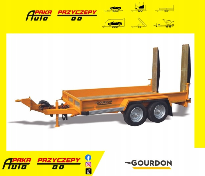 PRZYCZEPA DO MINIKOPAREK GOURDON VPR 350 / GOURDON VPR 350 TRAILER FOR MINI EXCAVATORS - קרון נגרר לצמחים: תמונה 1 PRZYCZEPA DO MINIKOPAREK GOURDON VPR 350 / GOURDON VPR 350 TRAILER FOR MINI EXCAVATORS - קרון נגרר לצמחים: תמונה 1