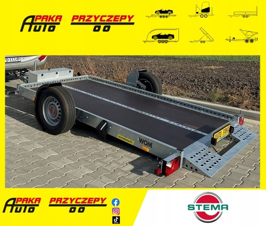 PRZYCZEPA DO MOTOCYKLA QUADA RAMPA UCHYLNA Z POMPĄ ELEKTRYCZNĄ DMC 1800 - נגרר לאופנוע: תמונה 1 PRZYCZEPA DO MOTOCYKLA QUADA RAMPA UCHYLNA Z POMPĄ ELEKTRYCZNĄ DMC 1800 - נגרר לאופנוע: תמונה 1