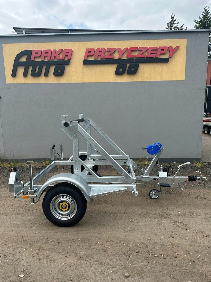 חָדָשׁ נגרר לגלגל כבלים PRZYCZEPA KABLOWA POD BĘBEN KABLOWY KABLI 1350KG / CABLE TRAILER FOR CABLE DRUMS 1350KG: תמונה 6