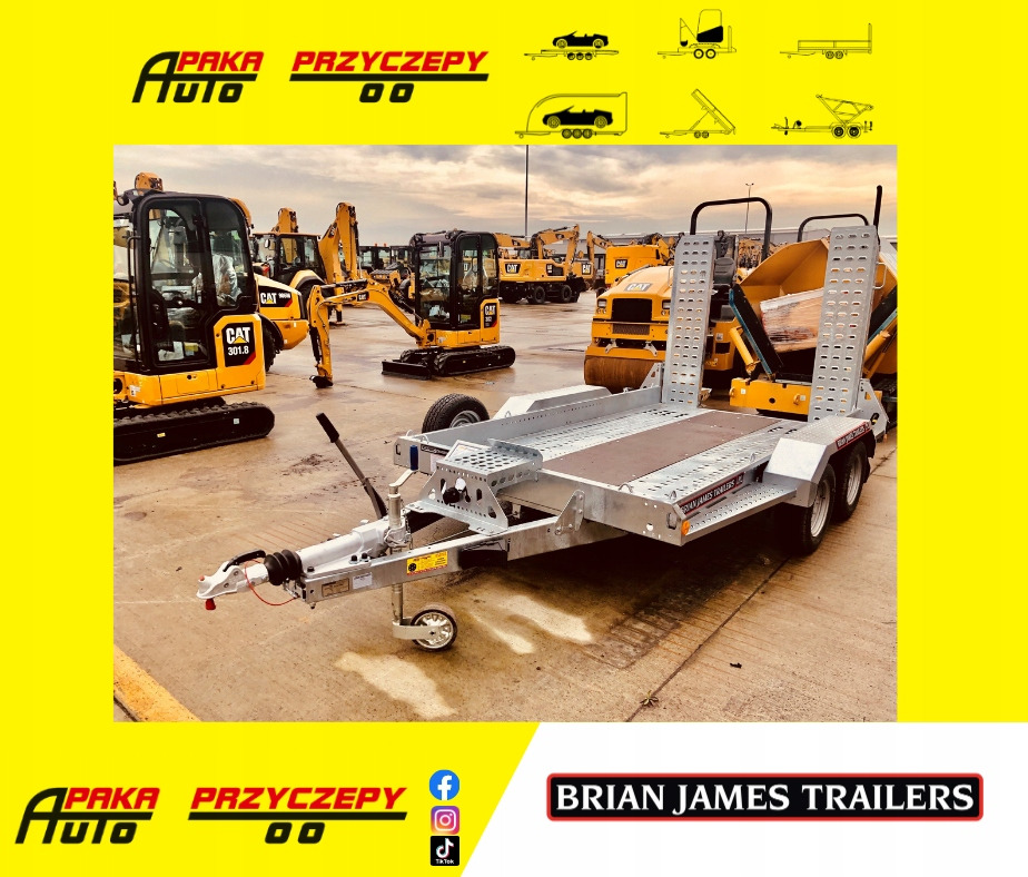 PRZYCZEPA LAWETA DO MINIKOPARKI BUDOWLANA DMC 2700 2,8x1,3 / CONSTRUCTION MINI EXCAVATOR TRANSPORTER TRAILER DMC 2700 2.8x1.3 - קרון נגרר לצמחים: תמונה 1 PRZYCZEPA LAWETA DO MINIKOPARKI BUDOWLANA DMC 2700 2,8x1,3 / CONSTRUCTION MINI EXCAVATOR TRANSPORTER TRAILER DMC 2700 2.8x1.3 - קרון נגרר לצמחים: תמונה 1