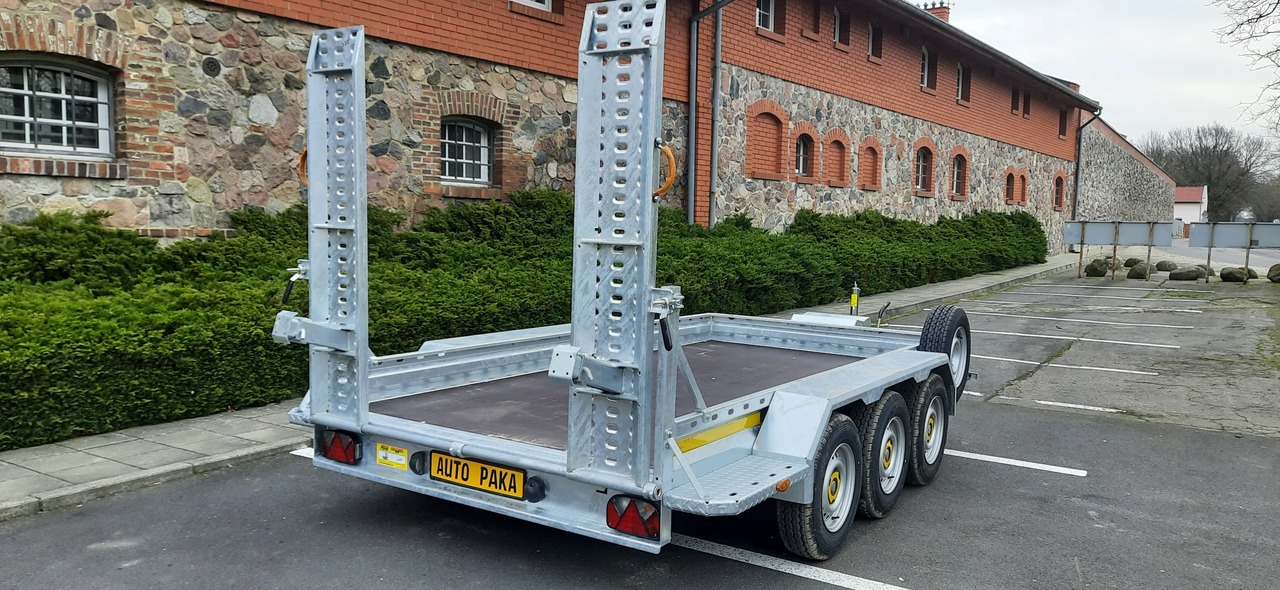 PRZYCZEPA LAWETA DO MINIKOPARKI KOPARKI 3 OSIE / MINI EXCAVATOR TRANSPORTER TRAILER 3 AXLES - קרון נגרר לצמחים: תמונה 3 PRZYCZEPA LAWETA DO MINIKOPARKI KOPARKI 3 OSIE / MINI EXCAVATOR TRANSPORTER TRAILER 3 AXLES - קרון נגרר לצמחים: תמונה 3