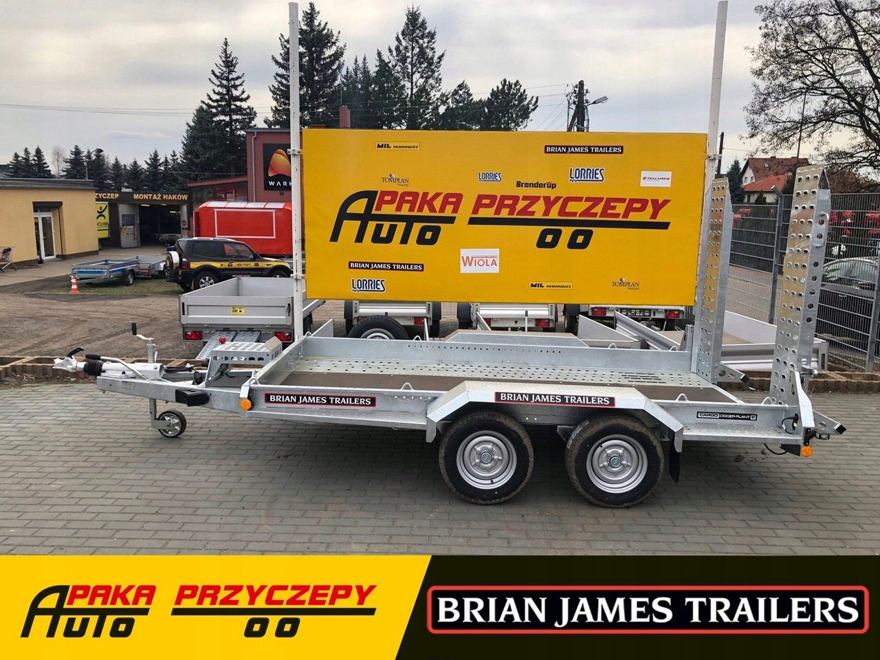 PRZYCZEPA LAWETA KOPARKI MINIKOPARKI 3500KG 370CM / EXCAVATOR MINI EXCAVATOR TRANSPORTER TRAILER 3500KG 370CM - קרון נגרר לצמחים: תמונה 2 PRZYCZEPA LAWETA KOPARKI MINIKOPARKI 3500KG 370CM / EXCAVATOR MINI EXCAVATOR TRANSPORTER TRAILER 3500KG 370CM - קרון נגרר לצמחים: תמונה 2
