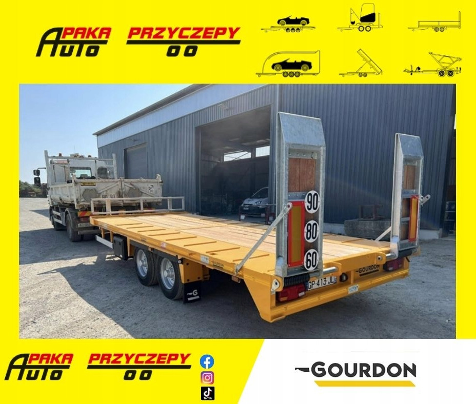 PRZYCZEPA POD KOPARKĘ MINI - MIDI ŁADOWNOŚĆ 8 580 KG GOURDON PEB111 / MINI - MIDI EXCAVATOR TRAILER WITH PAYLOAD 8,580 KG GOURDON PEB111 - קרון נגרר לצמחים: תמונה 1 PRZYCZEPA POD KOPARKĘ MINI - MIDI ŁADOWNOŚĆ 8 580 KG GOURDON PEB111 / MINI - MIDI EXCAVATOR TRAILER WITH PAYLOAD 8,580 KG GOURDON PEB111 - קרון נגרר לצמחים: תמונה 1