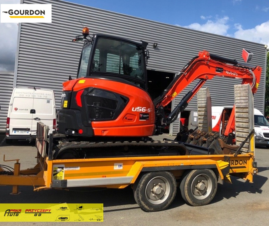 PRZYCZEPA PODKOPARKOWA MARKI GOURDON, DMC 6000 KG, 6T / GOURDON EXCAVATOR TRAILER, DMC 6000 KG, 6T - קרון נגרר לצמחים: תמונה 2 PRZYCZEPA PODKOPARKOWA MARKI GOURDON, DMC 6000 KG, 6T / GOURDON EXCAVATOR TRAILER, DMC 6000 KG, 6T - קרון נגרר לצמחים: תמונה 2