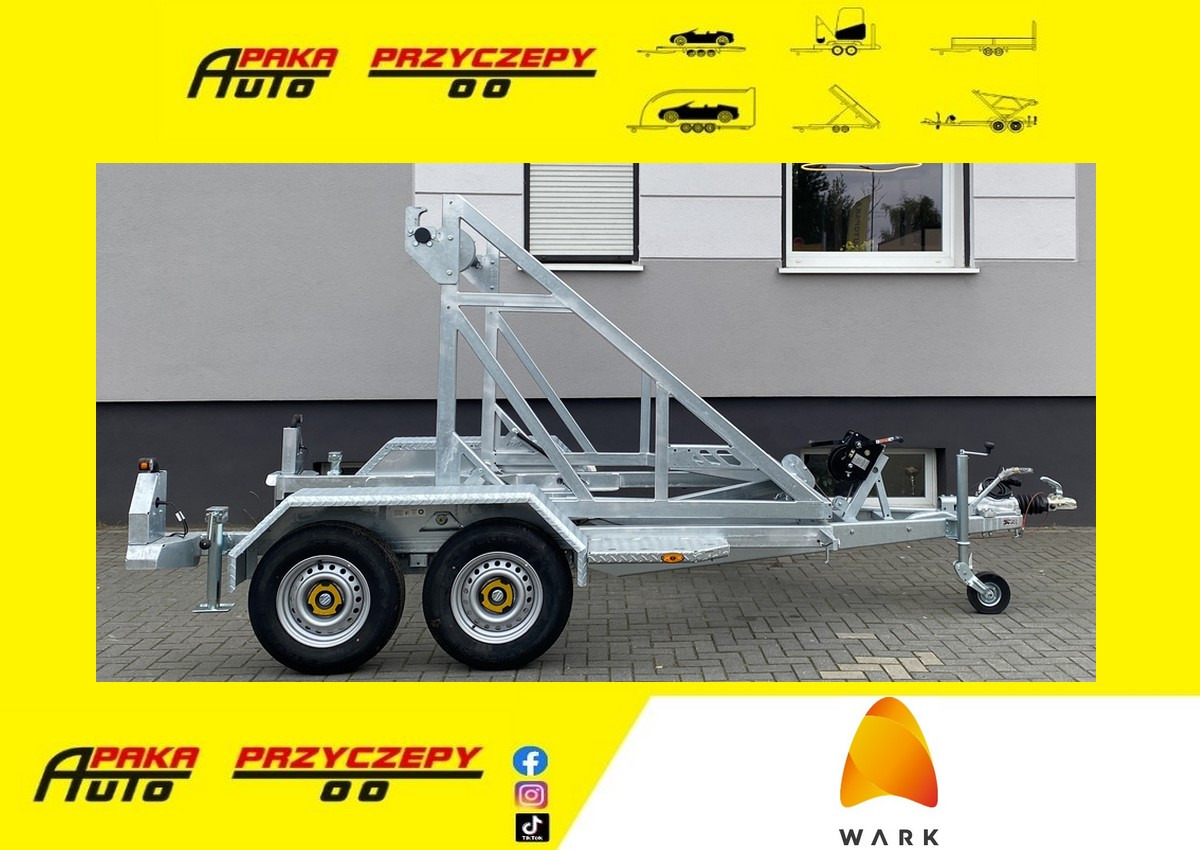 PRZYCZEPA WARK KABLOWA Z WCIĄGARKĄ RĘCZNĄ, DMC 3500 KG / WARK Cable Trailer with Manual Winch, DMC 3500 KG - נגרר לגלגל כבלים: תמונה 1 PRZYCZEPA WARK KABLOWA Z WCIĄGARKĄ RĘCZNĄ, DMC 3500 KG / WARK Cable Trailer with Manual Winch, DMC 3500 KG - נגרר לגלגל כבלים: תמונה 1