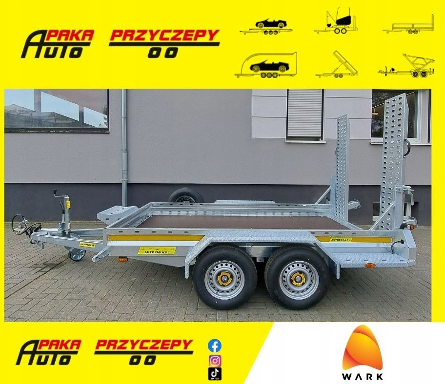 PRZYCZEPA WARK LAWETA DO MINIKOPARKI POD KOPARKĘ 2700KG / WARK EXCAVATOR MINI EXCAVATOR TRANSPORTER TRAILER 2700KG - קרון נגרר לצמחים: תמונה 1 PRZYCZEPA WARK LAWETA DO MINIKOPARKI POD KOPARKĘ 2700KG / WARK EXCAVATOR MINI EXCAVATOR TRANSPORTER TRAILER 2700KG - קרון נגרר לצמחים: תמונה 1