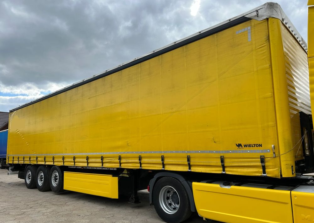 Wielton NS3K FIRANKA / STANDARD / OŚ PODNOSZONA / KOSZ PALETOWY / 2019 ROK !! - סמיטריילר עם וילונות צד: תמונה 2 Wielton NS3K FIRANKA / STANDARD / OŚ PODNOSZONA / KOSZ PALETOWY / 2019 ROK !! - סמיטריילר עם וילונות צד: תמונה 2