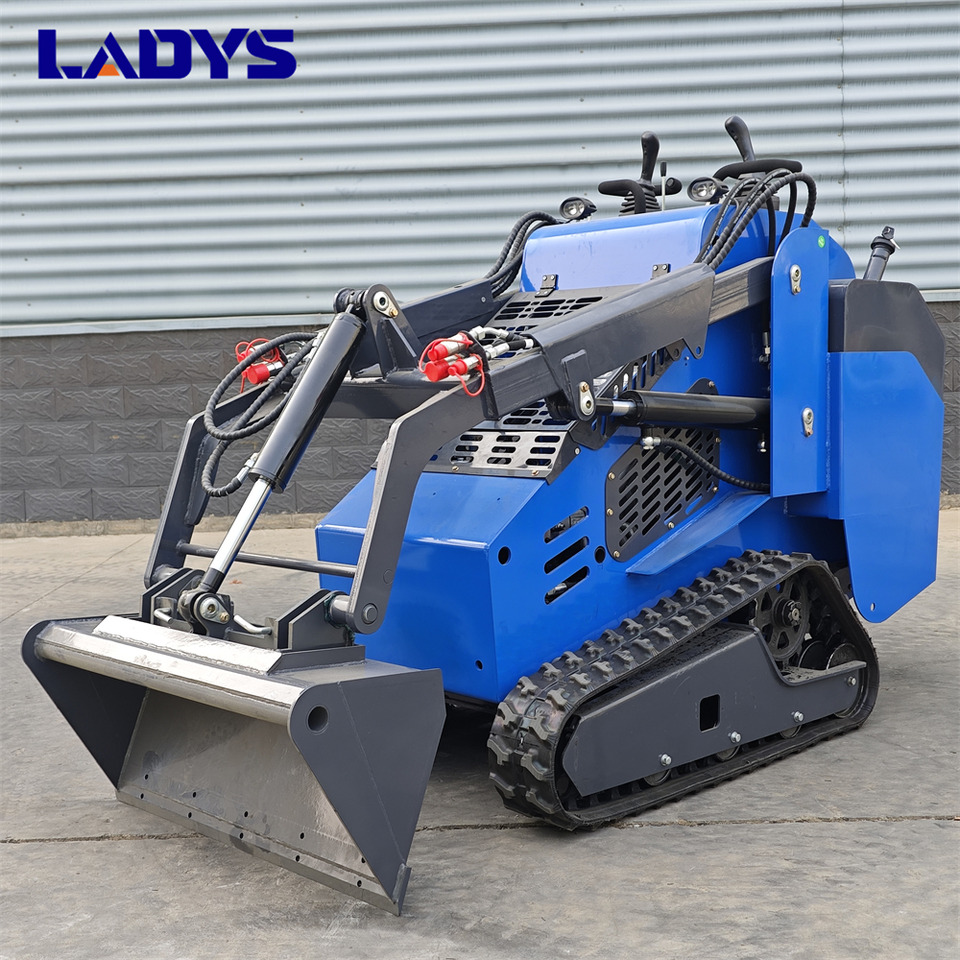 LADYS Free Shipping Mini Skid Steer Loader Compact Track Electric/Diesel Chinese Mini Skid Steer Loader For Sale With Mini Skid Steer Attachments 4 In 1 Bucket - מעמיס היגוי החלקה: תמונה 1 LADYS Free Shipping Mini Skid Steer Loader Compact Track Electric/Diesel Chinese Mini Skid Steer Loader For Sale With Mini Skid Steer Attachments 4 In 1 Bucket - מעמיס היגוי החלקה: תמונה 1