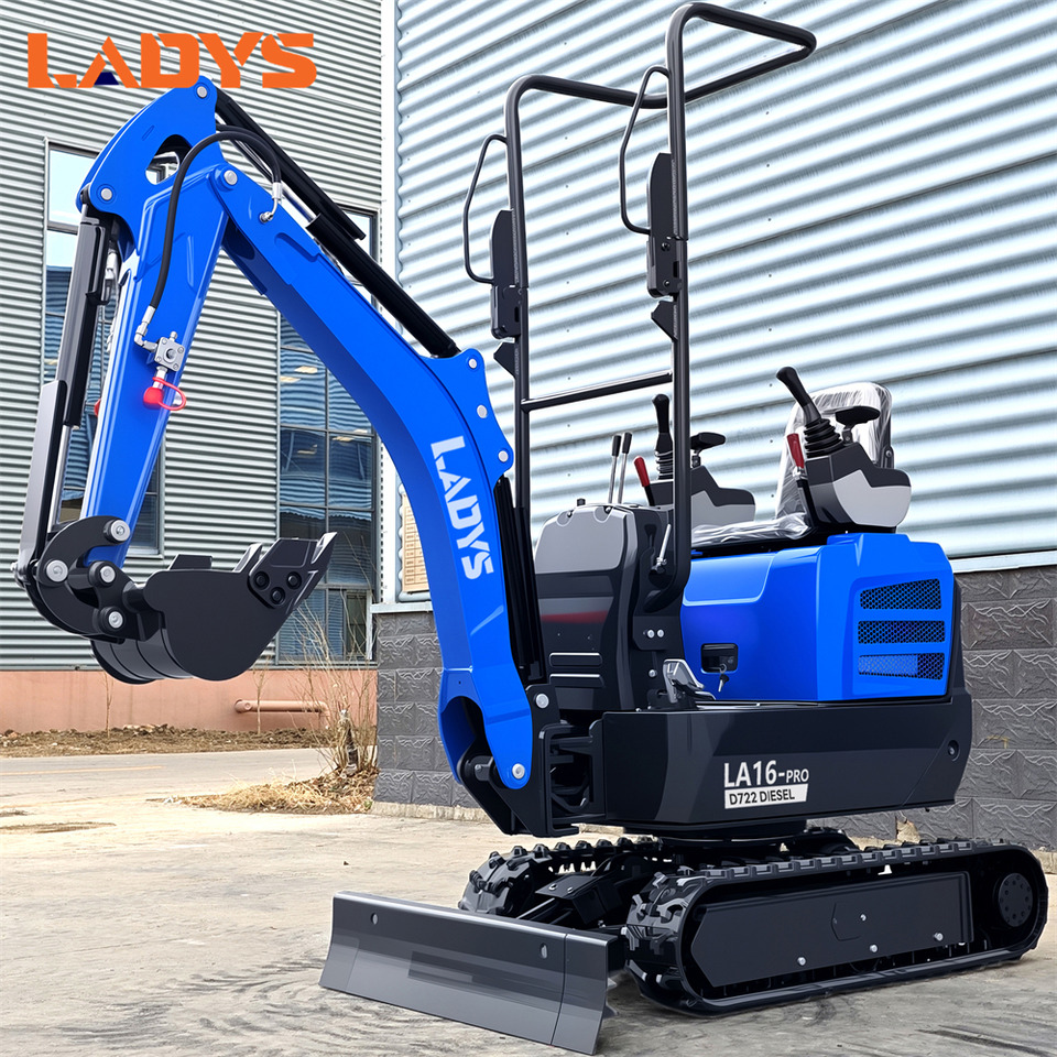 LADYS LA16Pro Mini Excavator Digger Miniexcavadora EPA Kubota Engine Mini Excavator For Sale With Mini Excavator Attachment Set - מיני מחפר: תמונה 5 LADYS LA16Pro Mini Excavator Digger Miniexcavadora EPA Kubota Engine Mini Excavator For Sale With Mini Excavator Attachment Set - מיני מחפר: תמונה 5