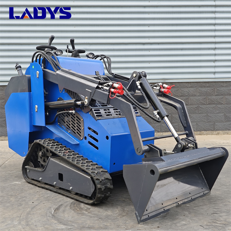 Free Shipping Mini Skid Steer Loader Compact Track Electric/Diesel Chinese Mini Skid Steer Loader For Sale With Mini Skid Steer Attachments 4 In 1 Bucket - מעמיס היגוי החלקה: תמונה 1 Free Shipping Mini Skid Steer Loader Compact Track Electric/Diesel Chinese Mini Skid Steer Loader For Sale With Mini Skid Steer Attachments 4 In 1 Bucket - מעמיס היגוי החלקה: תמונה 1