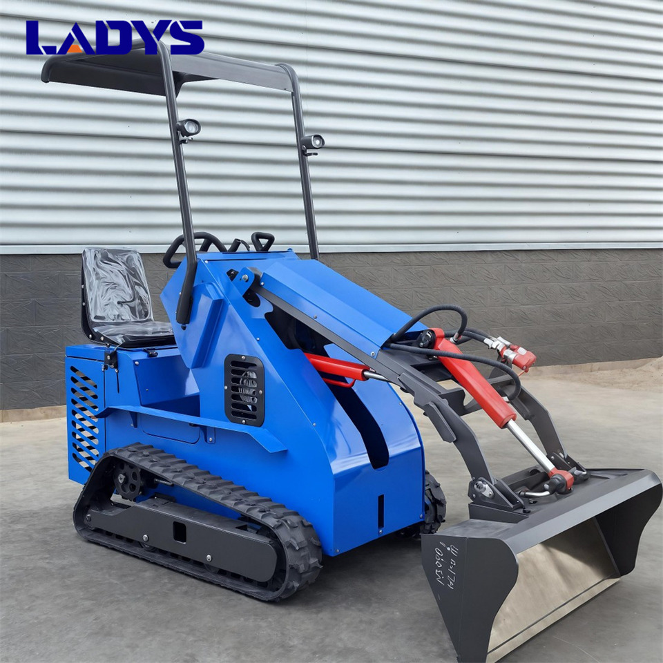 Free Shipping Mini Skid Steer Loader Compact Track Electric/Diesel Chinese Mini Skid Steer Loader For Sale With Mini Skid Steer Attachments 4 In 1 Bucket - מעמיס היגוי החלקה: תמונה 5 Free Shipping Mini Skid Steer Loader Compact Track Electric/Diesel Chinese Mini Skid Steer Loader For Sale With Mini Skid Steer Attachments 4 In 1 Bucket - מעמיס היגוי החלקה: תמונה 5